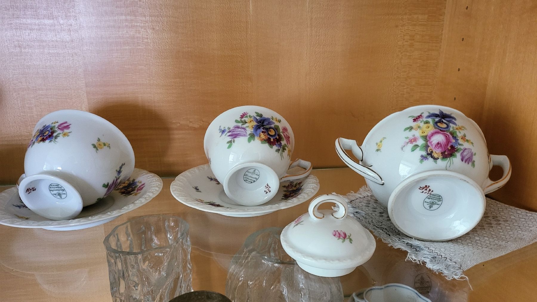 Services de table: antiker Tee-Kafeservice – D'occasion à Horgen par 2CH70 7