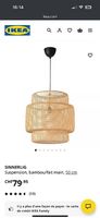 Suspension IKEA Sinnerlig en bambou
