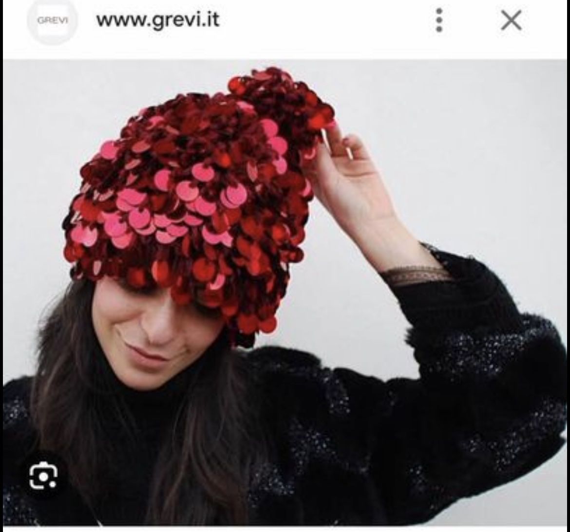 Copricapi, berretti & cappellini: Designer GREVI sequinned hat – Nuovo (secondo la descrizione) da Biel/Bienne venduto da zit_v5yc 6