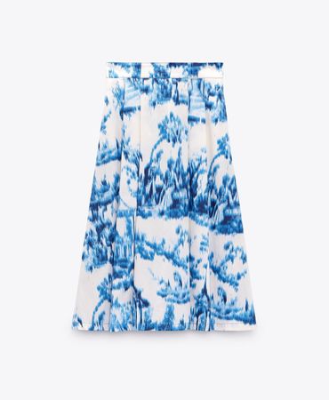 ZARA Rock Baumwolle - Gr. L- tailliert - NEU