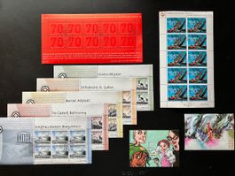 Lot 2003 Kleinbögen und Blocks mit ET