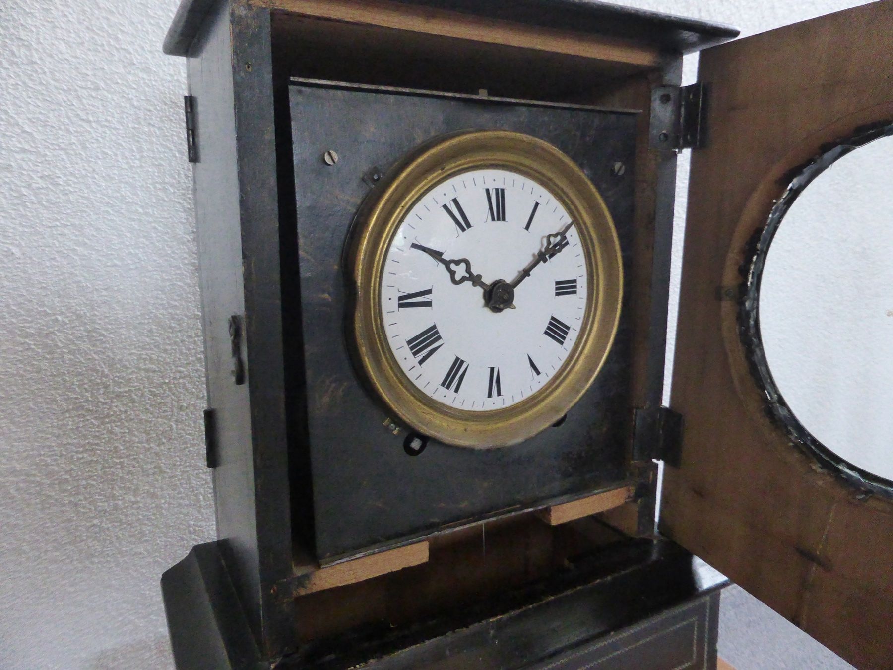 Orologi da terra & Orologi da parete: Kamin- oder kl.Tischuhr mit Eisenuhr (Comtios-Uhrwerk) – Usato da Gonten venduto da gwondrig 1