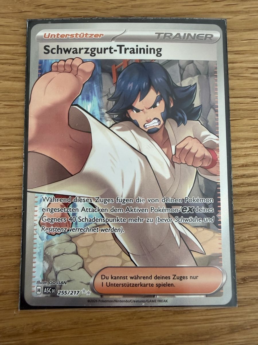 Pokémon Carte collezionabili: Schwarzgurt-Training - ASC 255/217 – Nuovo (secondo la descrizione) da Utzenstorf venduto da C2Pira