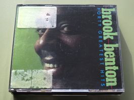 (p) CD BROOK BENTON: Forty Greatest Hits, compiled 1989