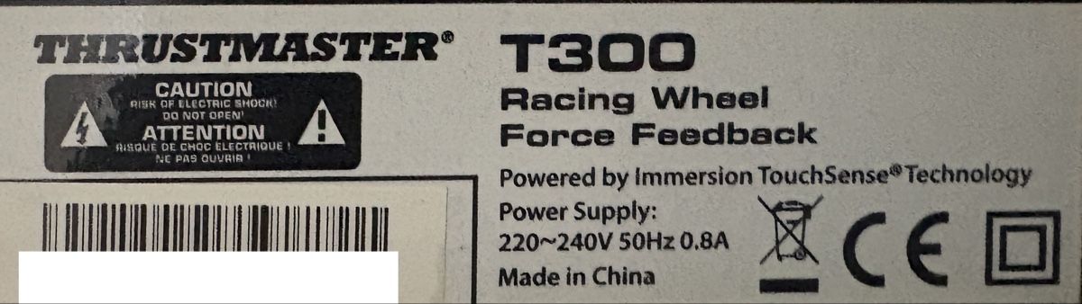 Thrustmaster Controller: Thrustmaster T300 Racing Wheel Force Feedback PS3/PS4 et PC – Gebraucht aus Porrentruy von qwentoz 5