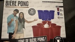 Bière Pong Spiel Set Becher und Bälle neuwertig