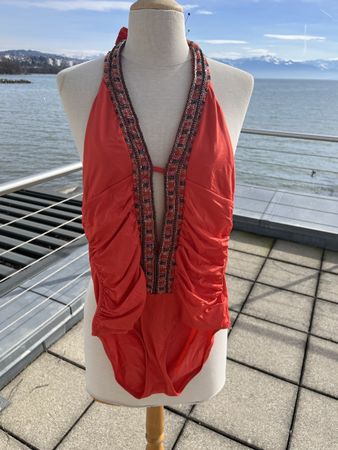 Maillot de bain Beldona orange taille B40, Magnifique