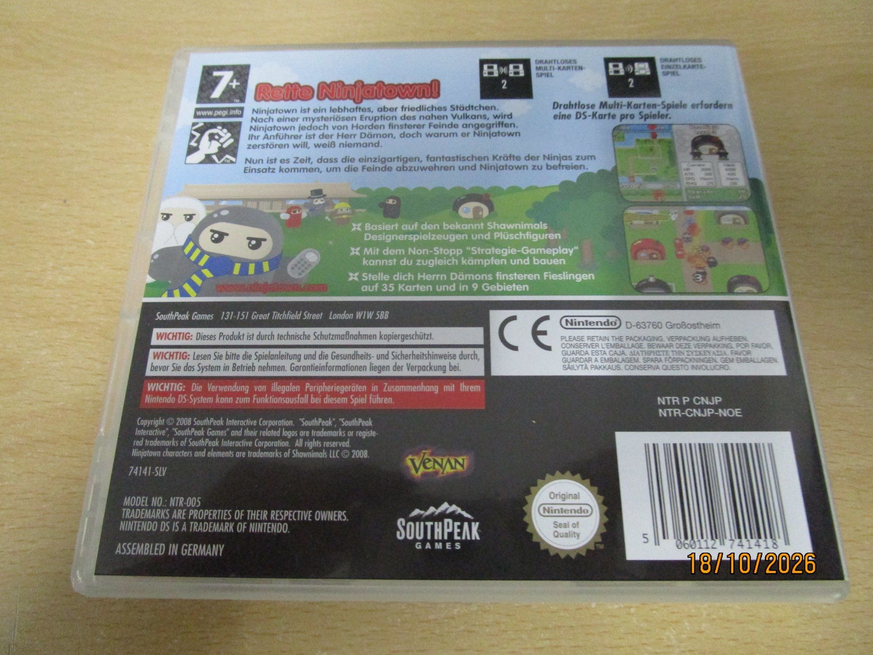 Nintendo Giochi: Ninja Town Nintendo DS NDS – Usato da Goldau venduto da agestuffer 1
