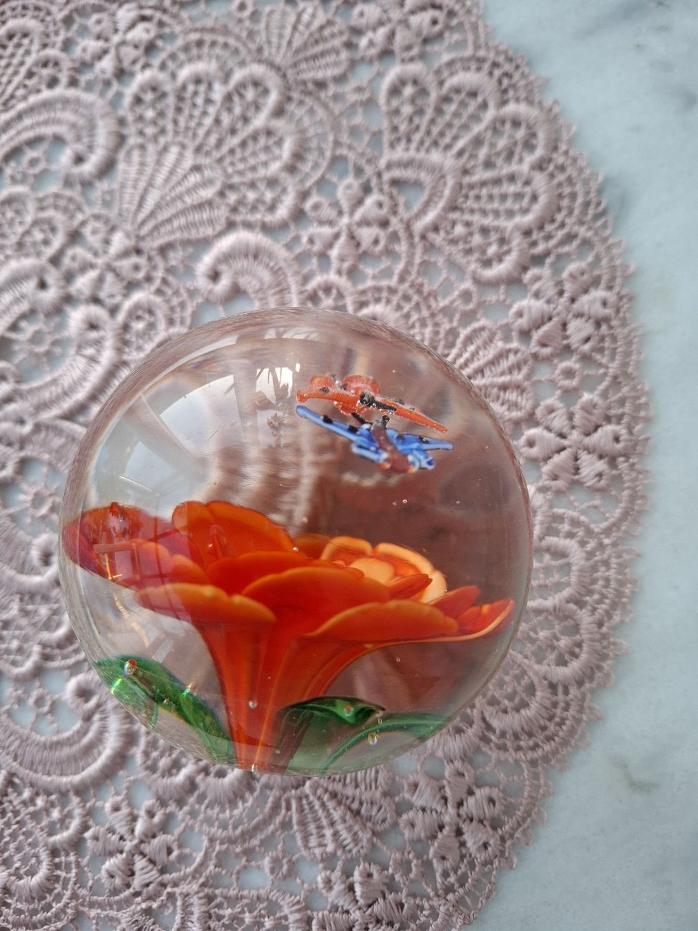 Bicchieri: Briefbeschwerer mit blume – Usato da Zuchwil venduto da bvj_5t82 1