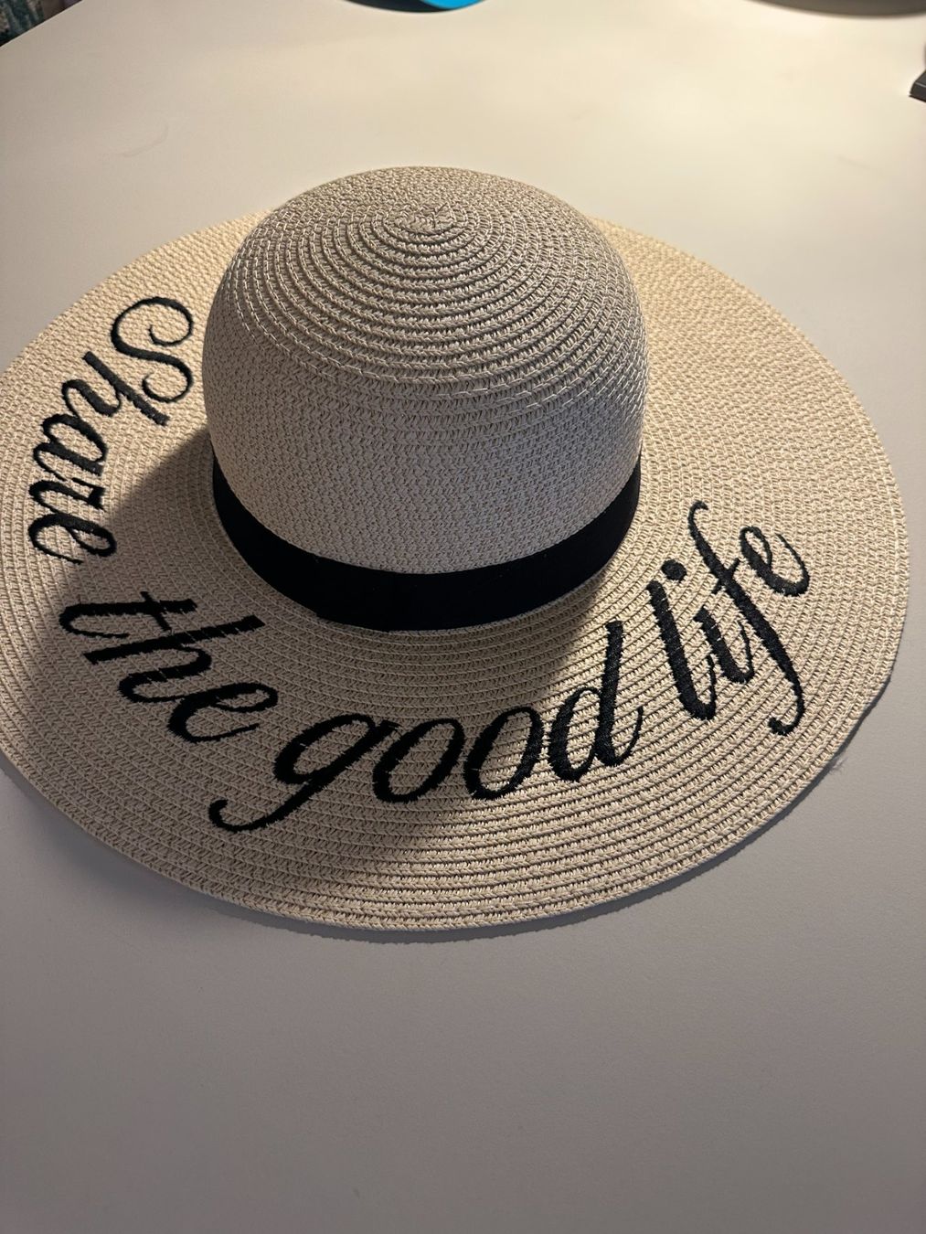 Copricapi, berretti & cappellini: Strohhut - Share the good Life - NEU – Nuovo (secondo la descrizione) da Dübendorf venduto da san_tt6m 3