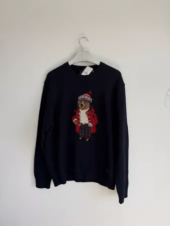Pull coton et cachemire Polo Ralph Lauren avec ours