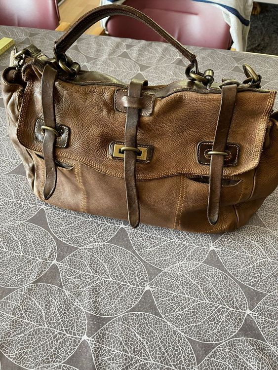 vintage taschen leder originale art deco aus lederjacke Campomaggi 25021961 Teodorano Handtasche (Echtes Leder) Kaufen auf