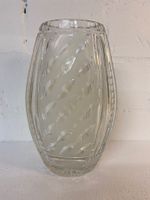Elegante Kristallvase, geschliffen, Vintage