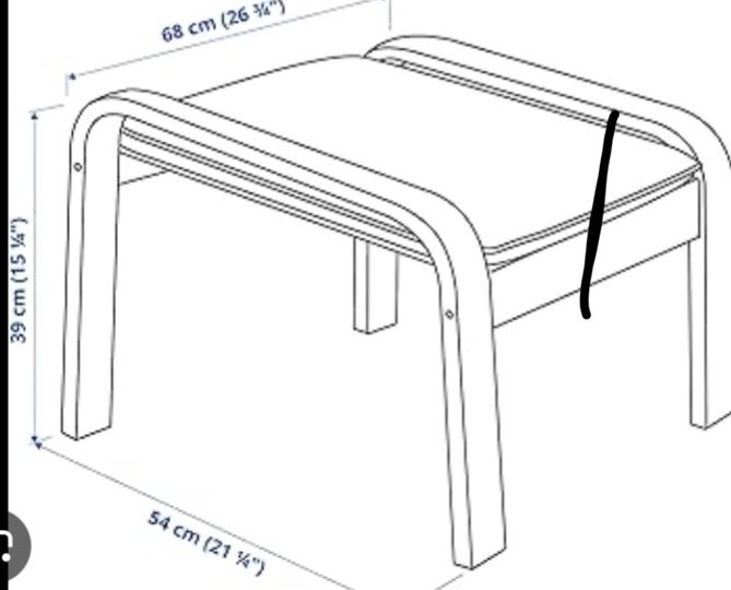 Ikea Poltrone: IKEA POANG repose-pieds vert-clair – Nuovo (secondo la descrizione) da Peseux venduto da Volcan3 1