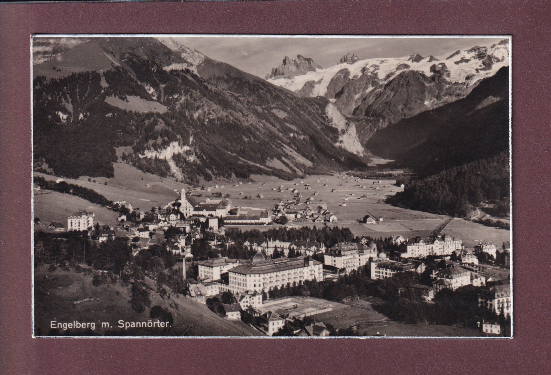 Ansichtskarten: ENGELBERG - Spannörter – Gebraucht aus Pully von nicecards