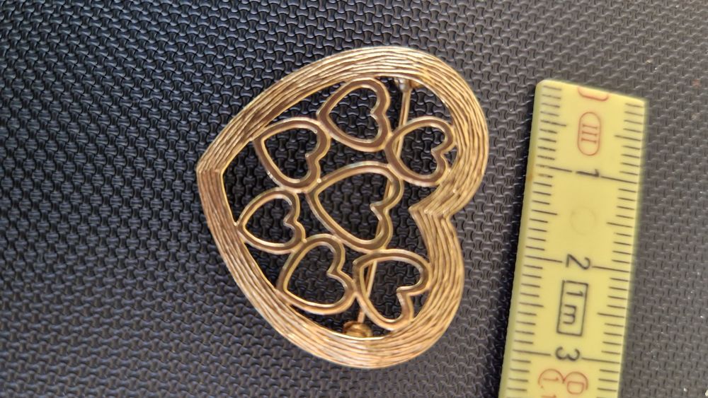 Belle broche fantaisie plaquée or | Kaufen auf
