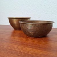 2 bol en laiton vintage