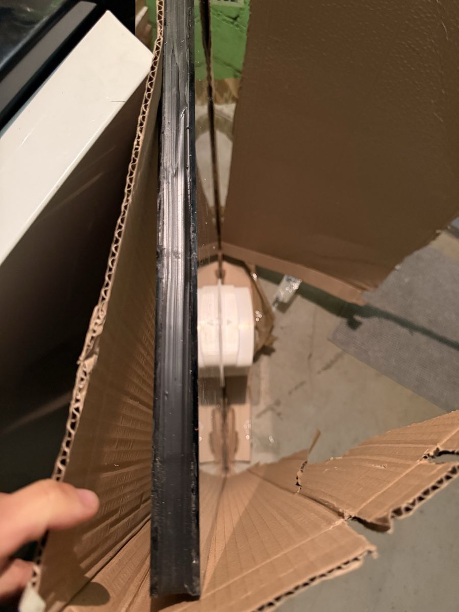 Fenster: Fensterscheibe mit Katzenklappe (Isolierglas) – Gebraucht aus Lufingen von Flava3301 2