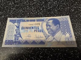 Banknote Guinea-Bissau 500 Pesos 1990 ungebraucht