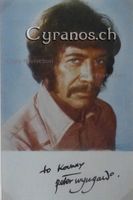 Peter Wyngarde (1927-2018) Schauspieler - Autogramm