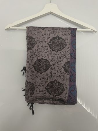 Kaschmirschal in blau/violett