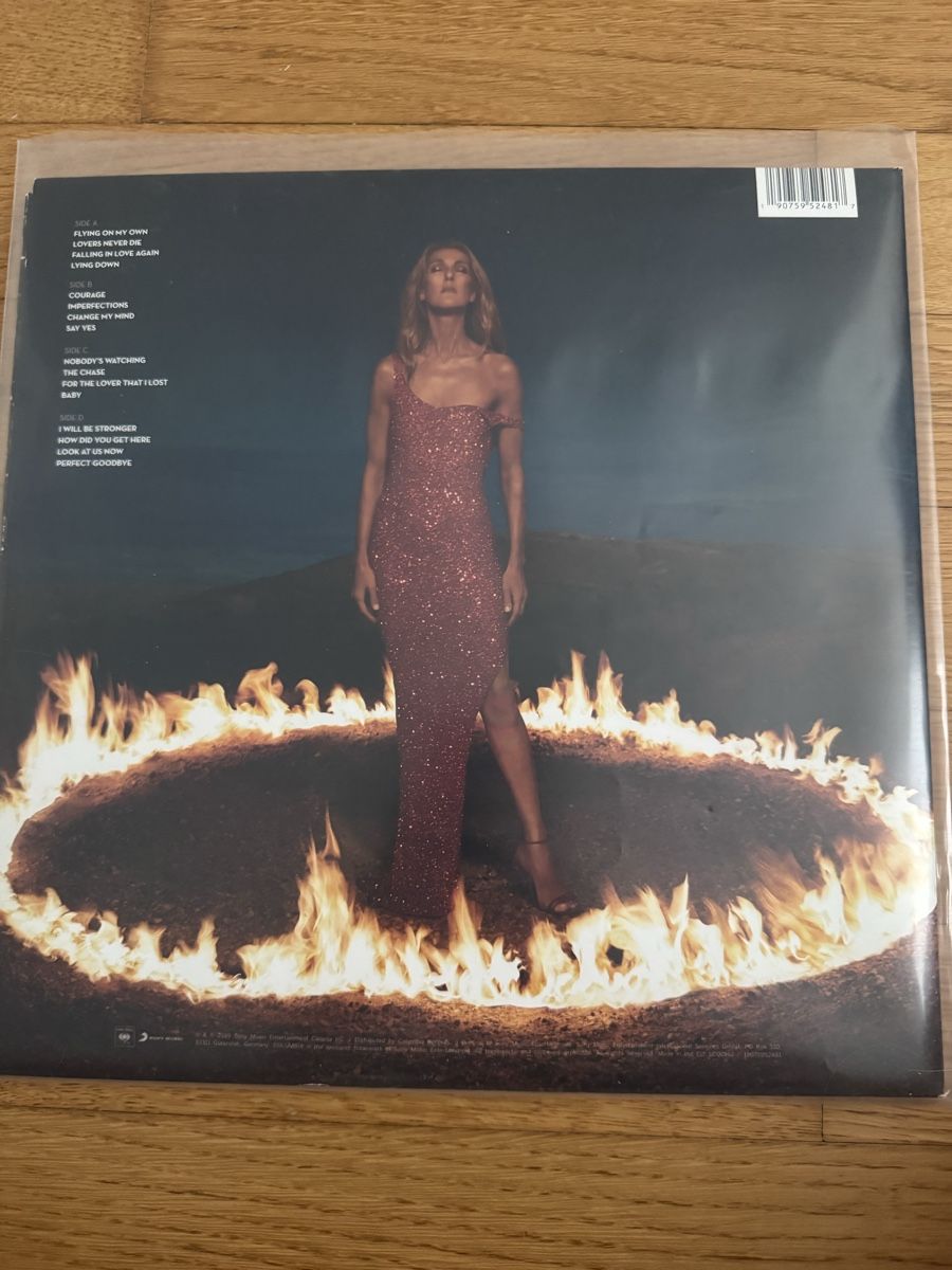 Dischi in vinile: Céline Dion Courage Vinyl LP Rot – Nuovo (secondo la descrizione) da Sursee venduto da giu_205 2
