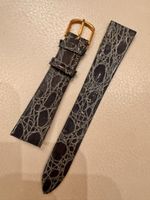 Genuine Leather Watch Strap, New Grey Design
