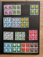 Schweiz - Pro Juventute schöne 4er Block Sammlung auf 10 Sei