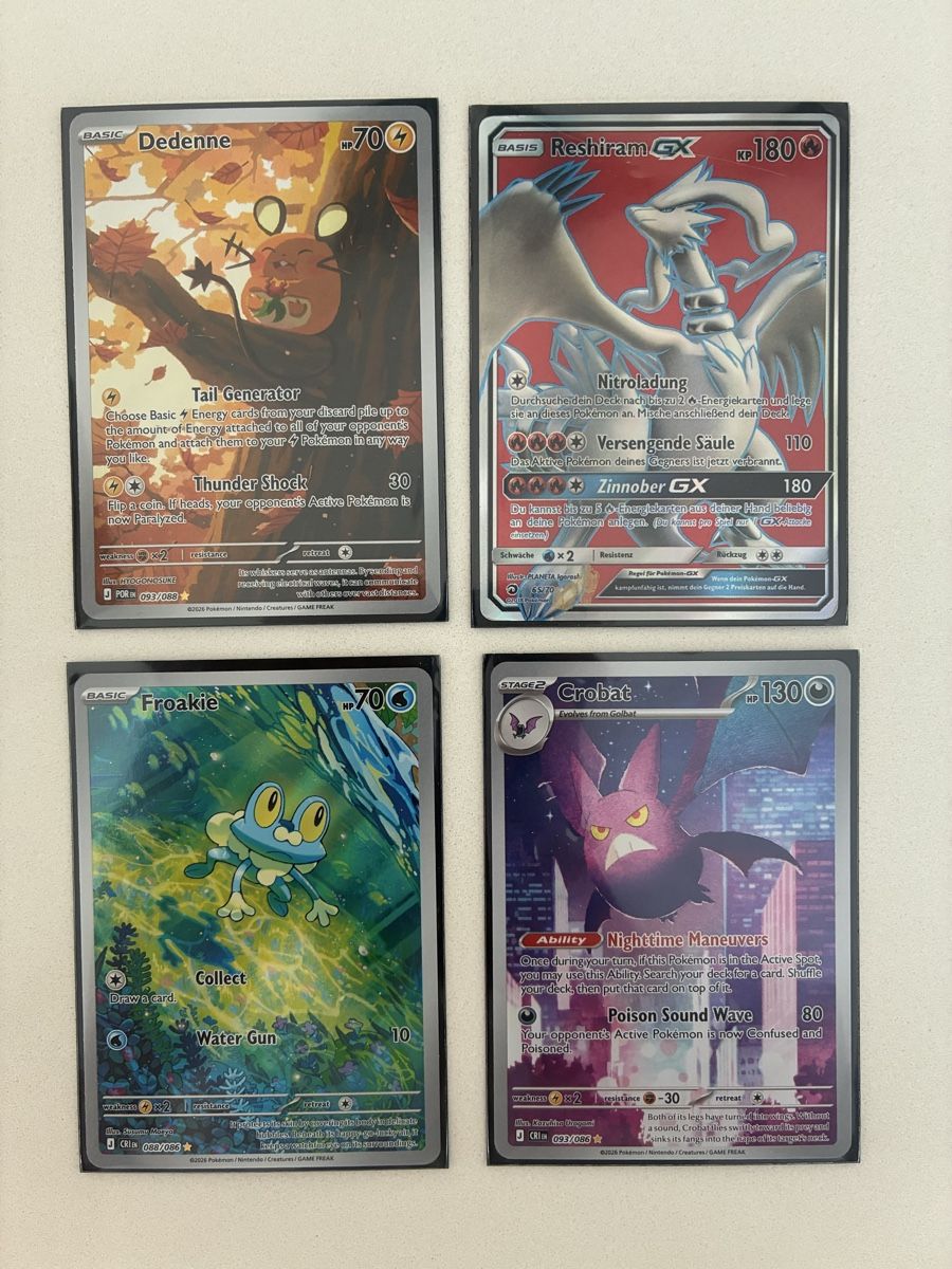 Pokémon Carte collezionabili: 4 Pokemon Sammelkarten   – Nuovo (secondo la descrizione) da Seon venduto da fil.sim36