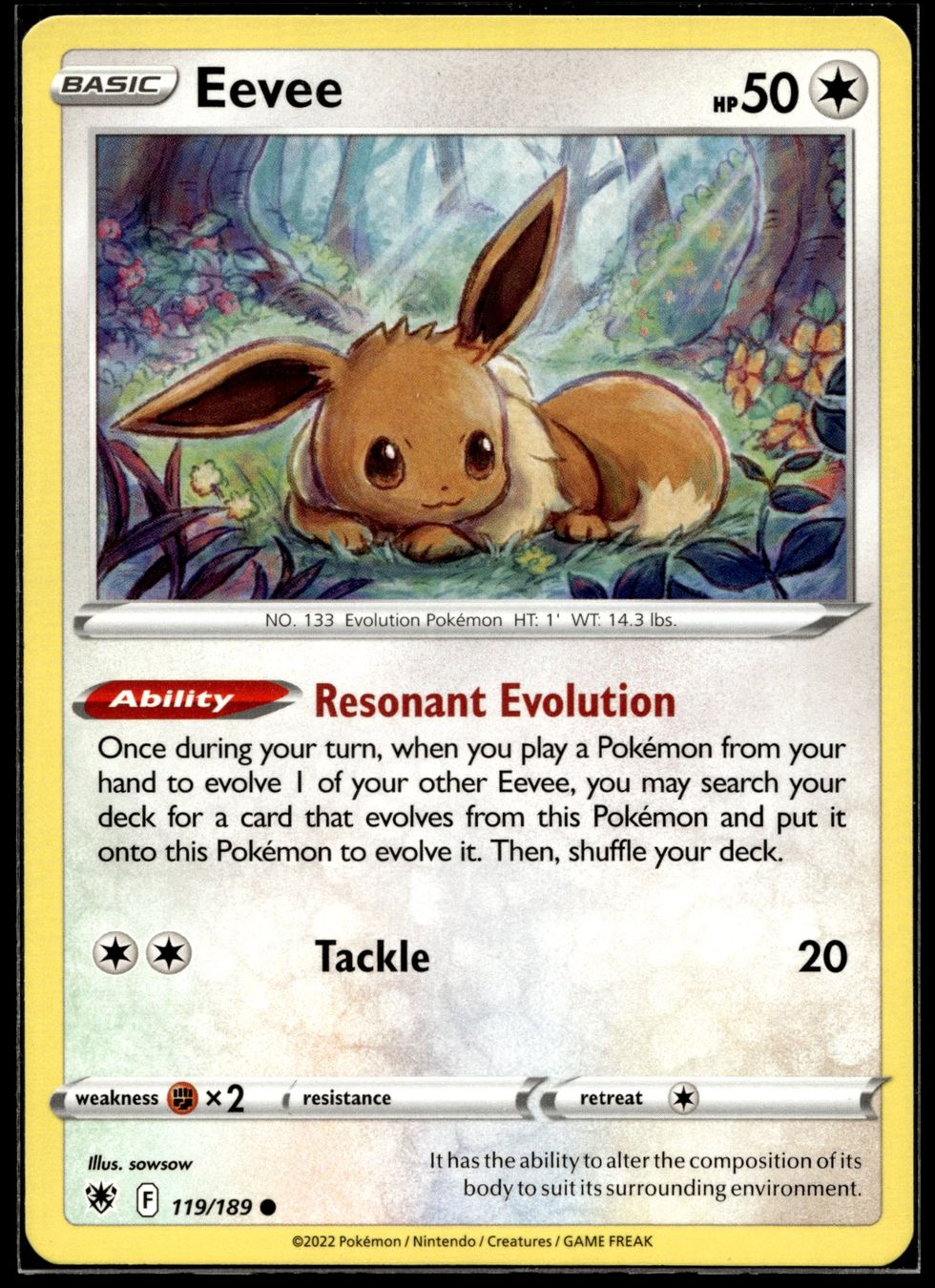 Pokémon Cartes à collectionner: Eevee (ASR EN 119/189) – D'occasion à Affoltern am Albis par Chiesa_5