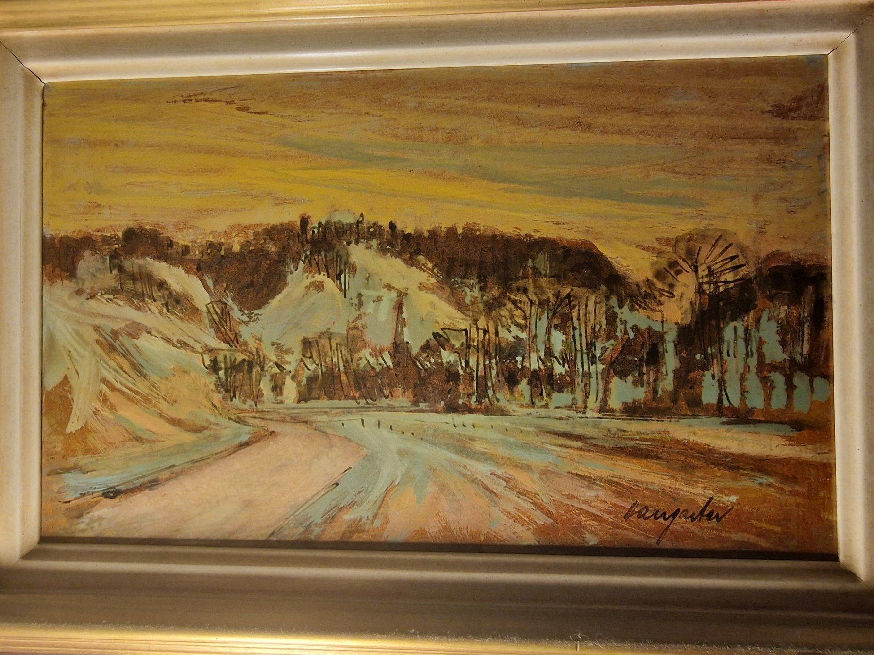 Dipinti: schönes Oelbild von Walter Hangarter – Usato da Wildberg venduto da mantas07
