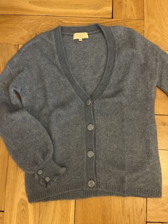 Sezane Strickjacke Blau