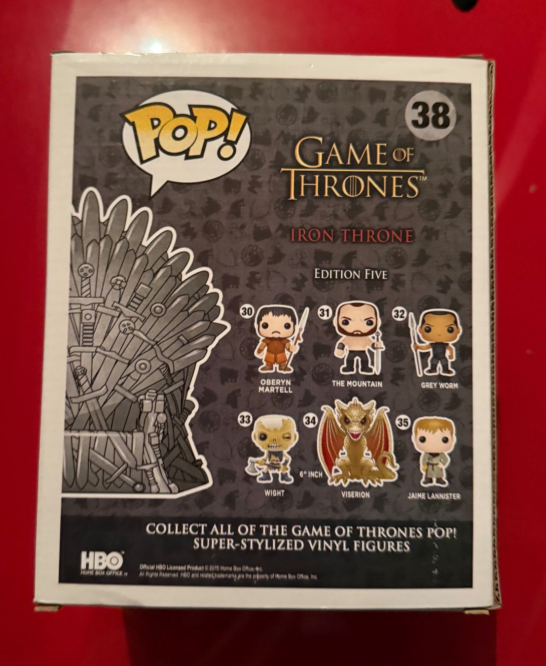 Funko Figurines: Funko Pop! Iron Throne – Neuf avec emballage d'origine à Moudon par CollectorGeek 2