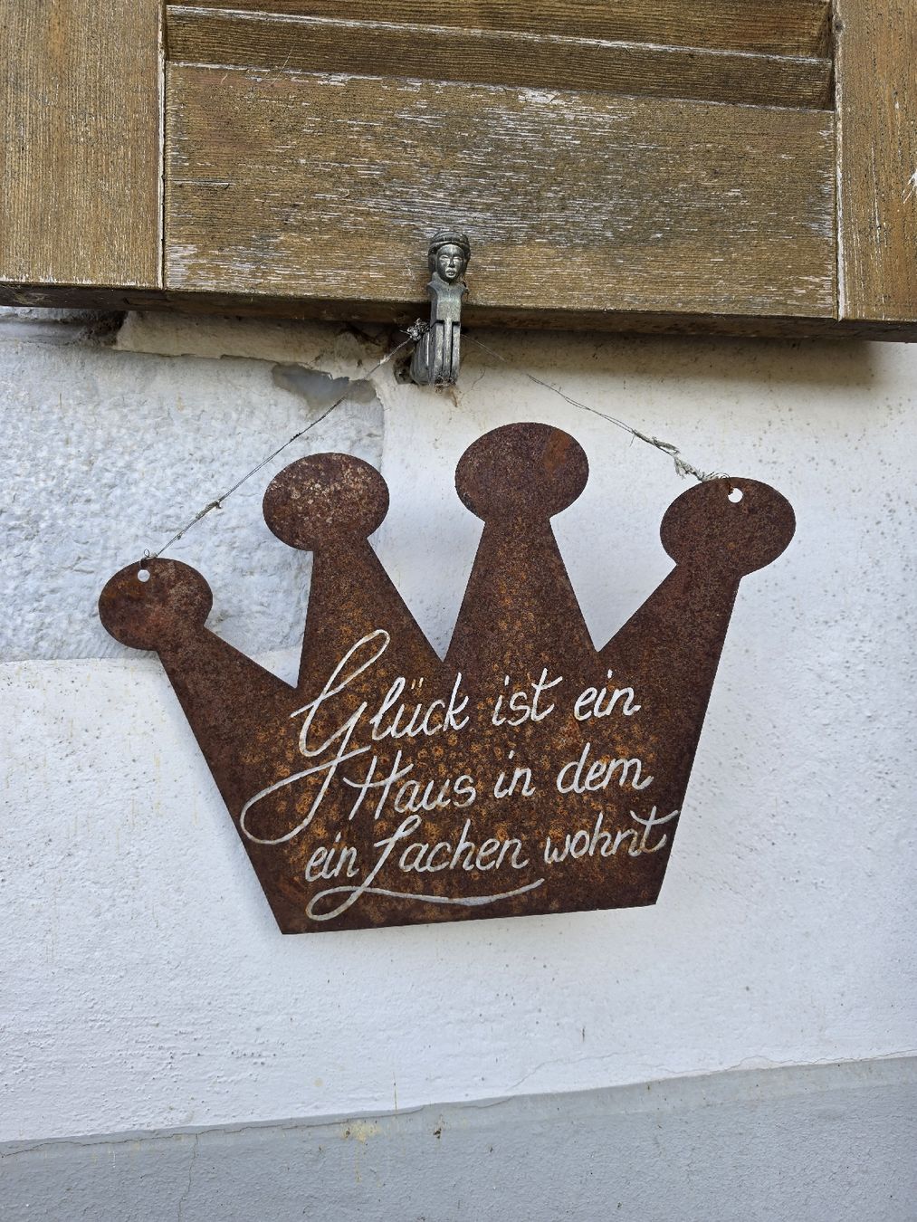Tutte le decorazioni: Dekoschild Edelrost Glück – Usato da Laupersdorf venduto da Withelady
