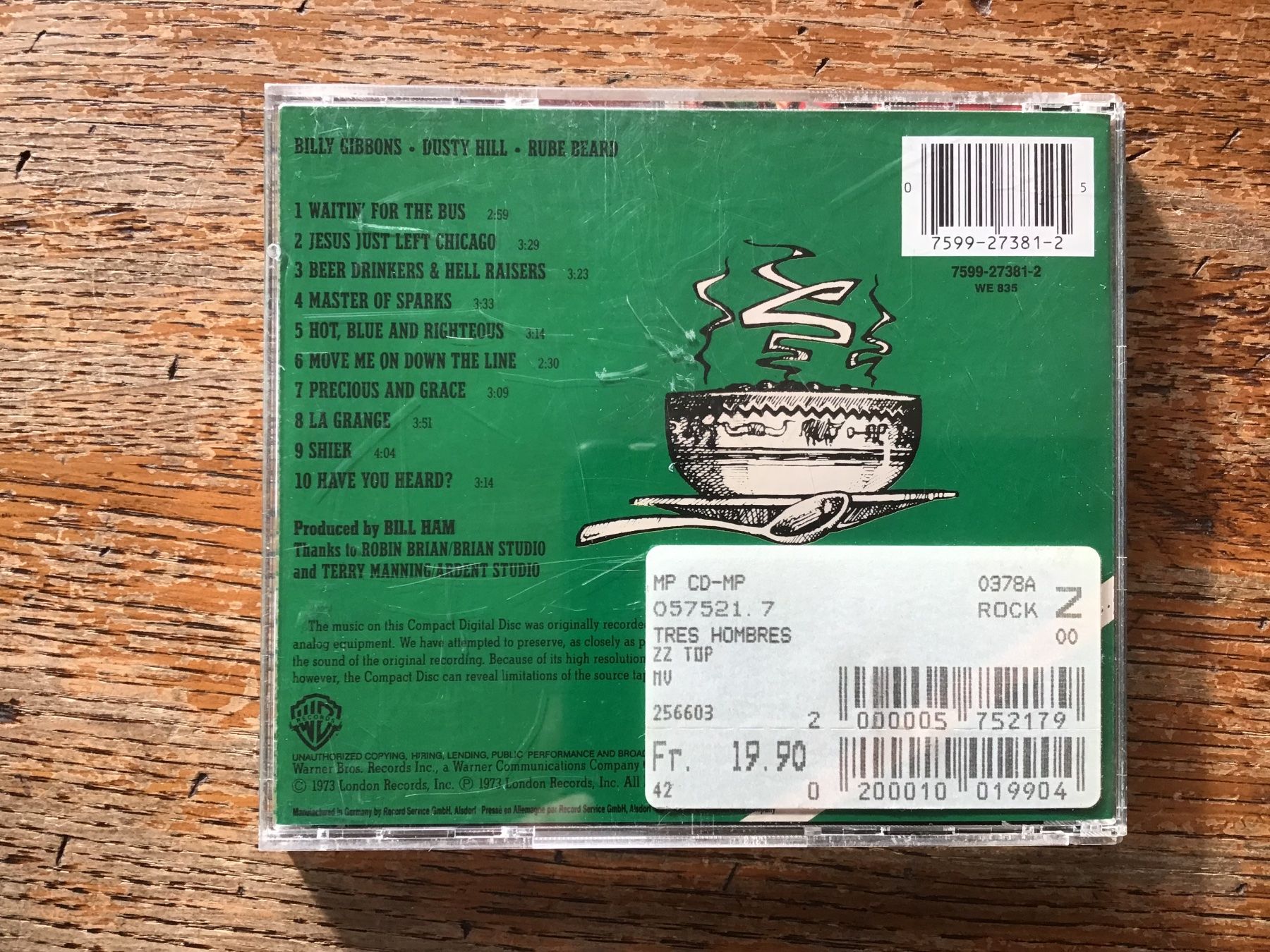 CDs: CD ZZ Top Tres Hombres – Gebraucht aus Fully von Ruby97 2