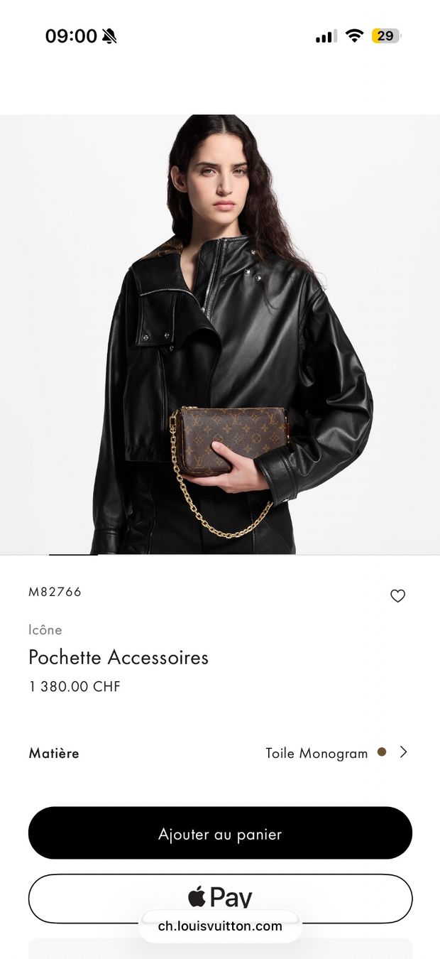 Louis Vuitton Borse da donna: Louis Vuitton Pochette Monogram – Usato da Cossonay-Ville venduto da ajs_l9zc 6