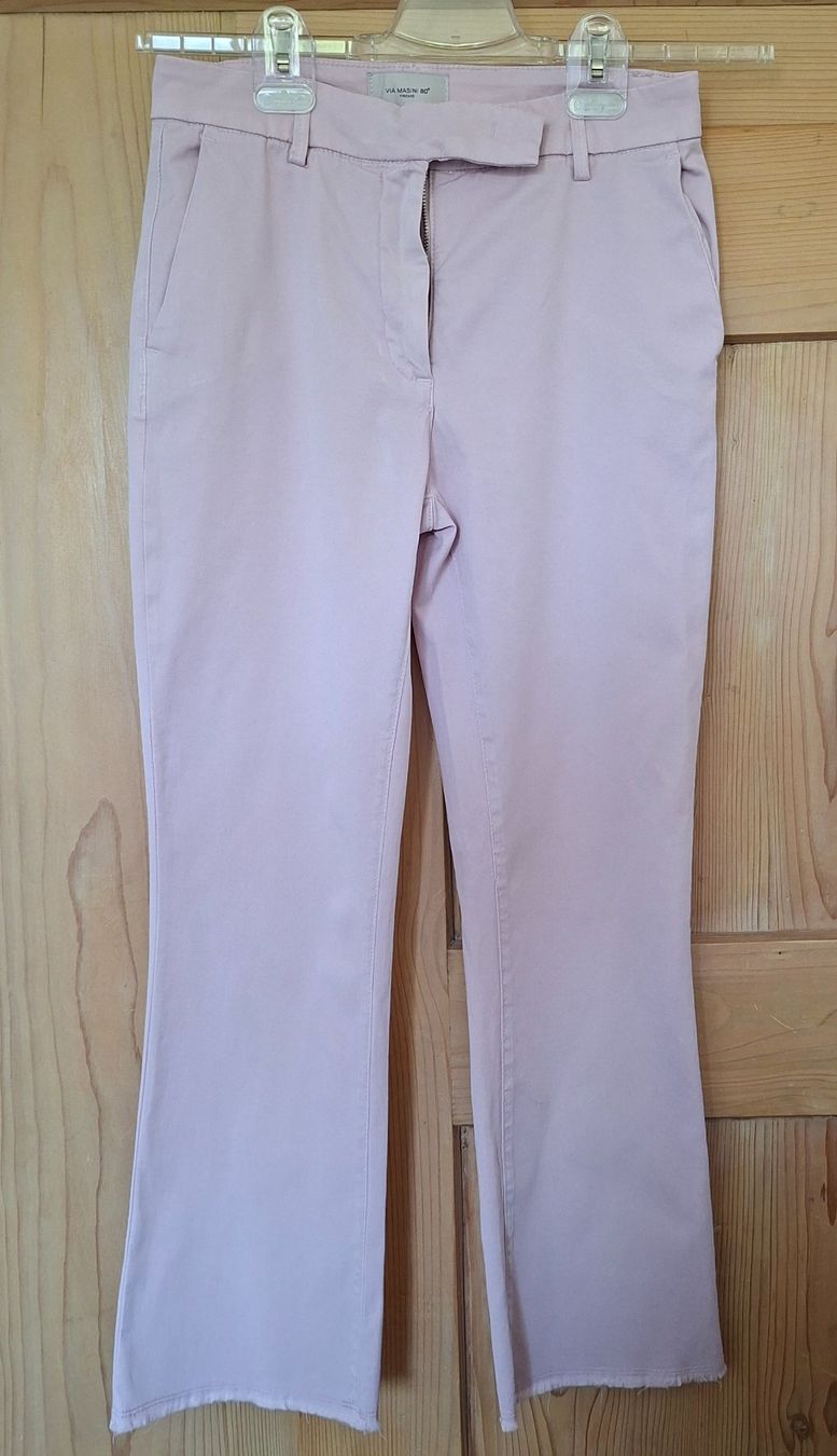 Pantaloni: Via Mansini 80 Hose mit Fransenbund – Usato da Stäfa venduto da meridianum