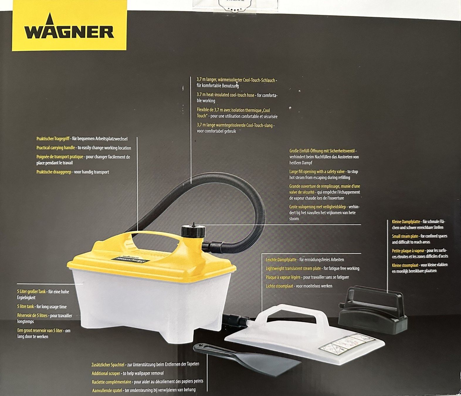 Wagner Alle Werkzeuge: Dampftapetenablöser Wagner W16 – Gebraucht aus Baldingen von Masuba 4