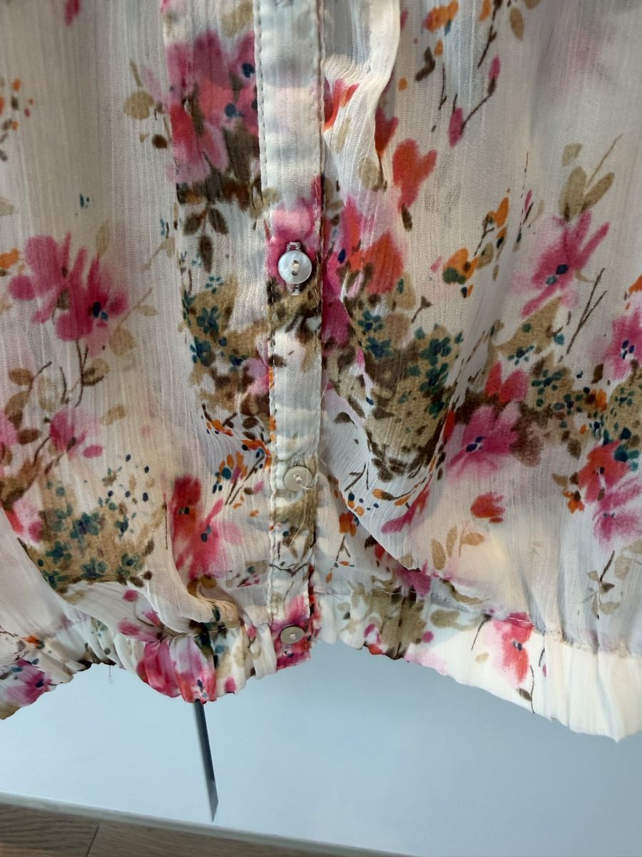 Zara Camicette: Zara Basic Bluse mit Blumenmuster, Gr. M - Sommerlich!🌸 – Usato da Küsnacht ZH venduto da ToddyGinger 4