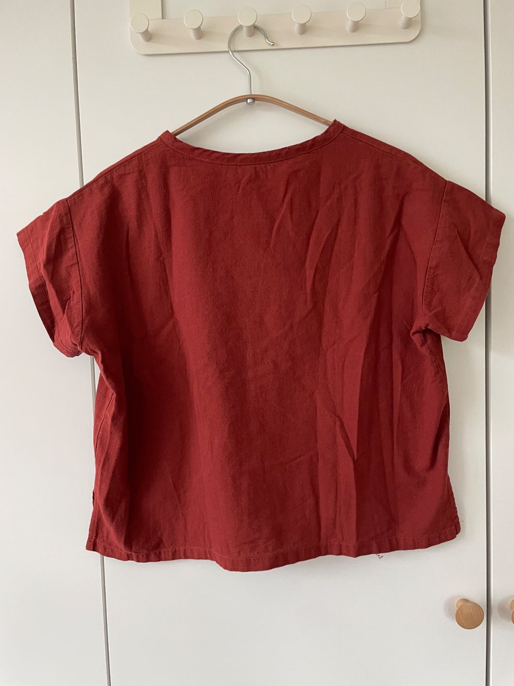 T-Shirts: Rostrotes Baumwollshirt Gr. S, Thailand – Gebraucht aus Neukirch an der Thur von bee88 3