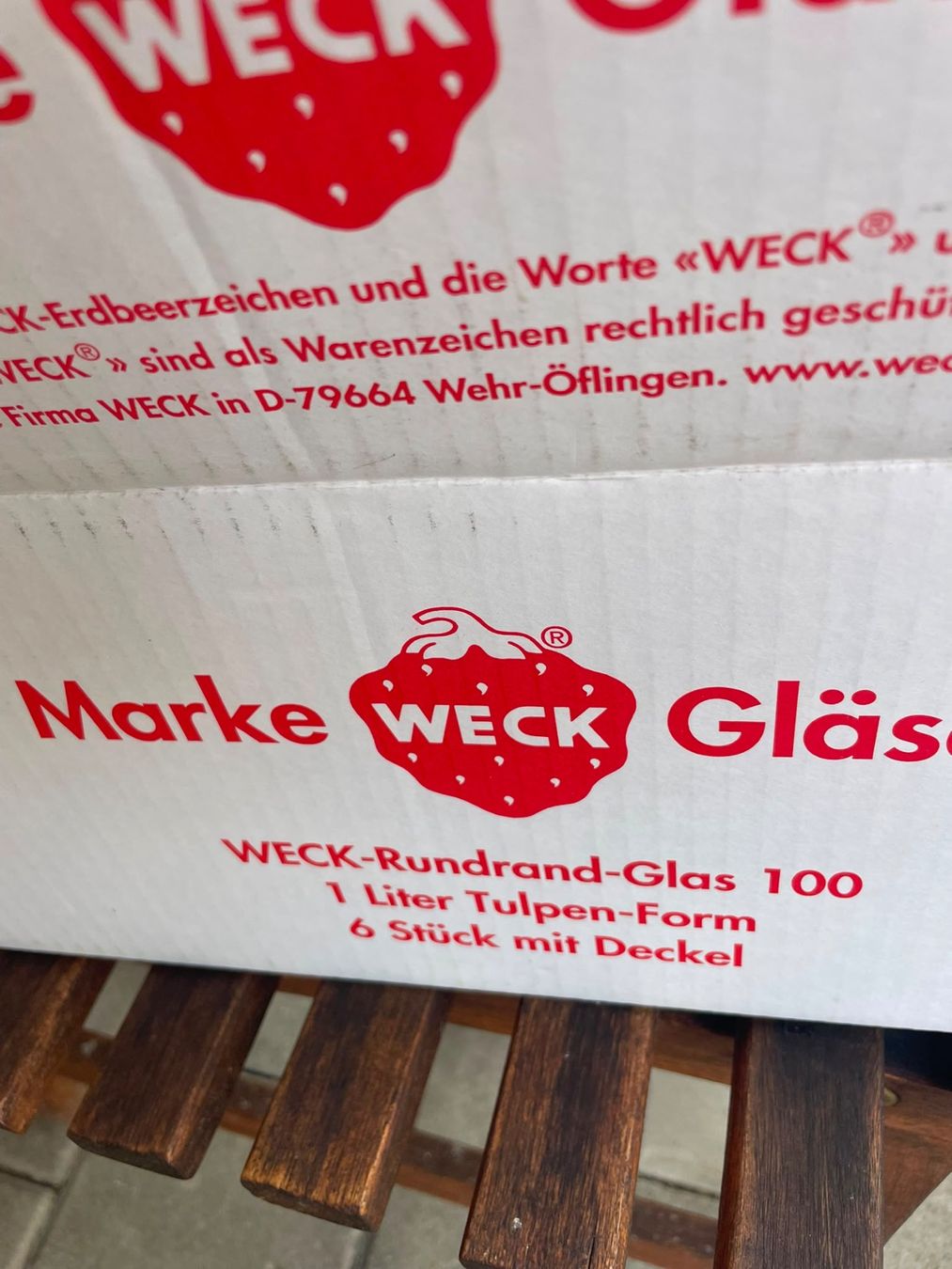 Weck Contenitori & Simili: Weck Gläser Tulpenform 1 Liter – Nuovo e nell'imballaggio originale da Rheineck venduto da roh_b2yn
