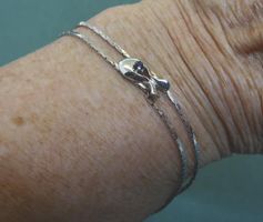 Armband 925 Silber mit echtem Spinell Steinchen