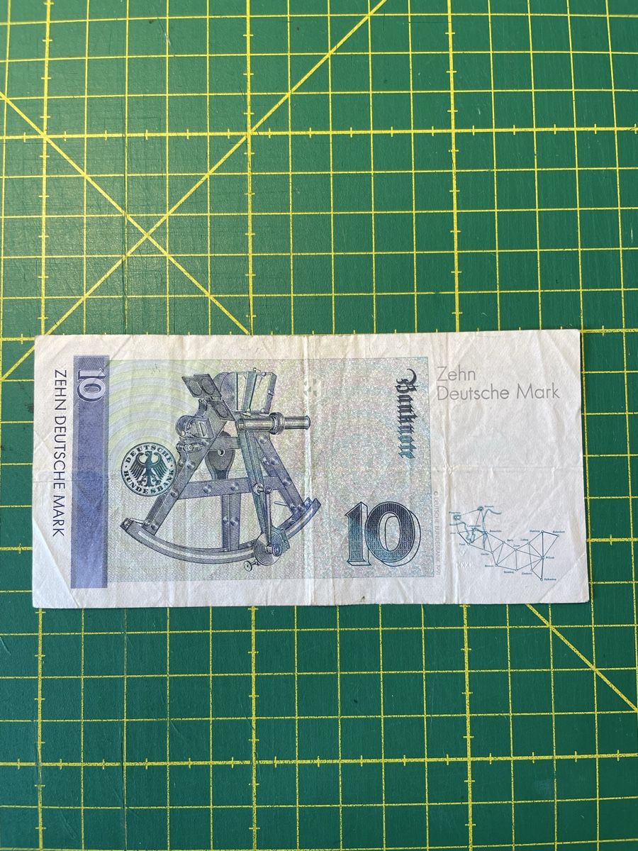 Banknoten: 10 deutsche Mark (1993) – Gebraucht aus Bern von gwendulla.gans 1