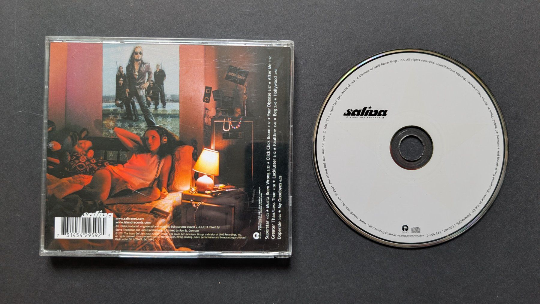 CDs: Saliva | Every six seconds | CD – D'occasion à Bottmingen par dan_c5wb 1