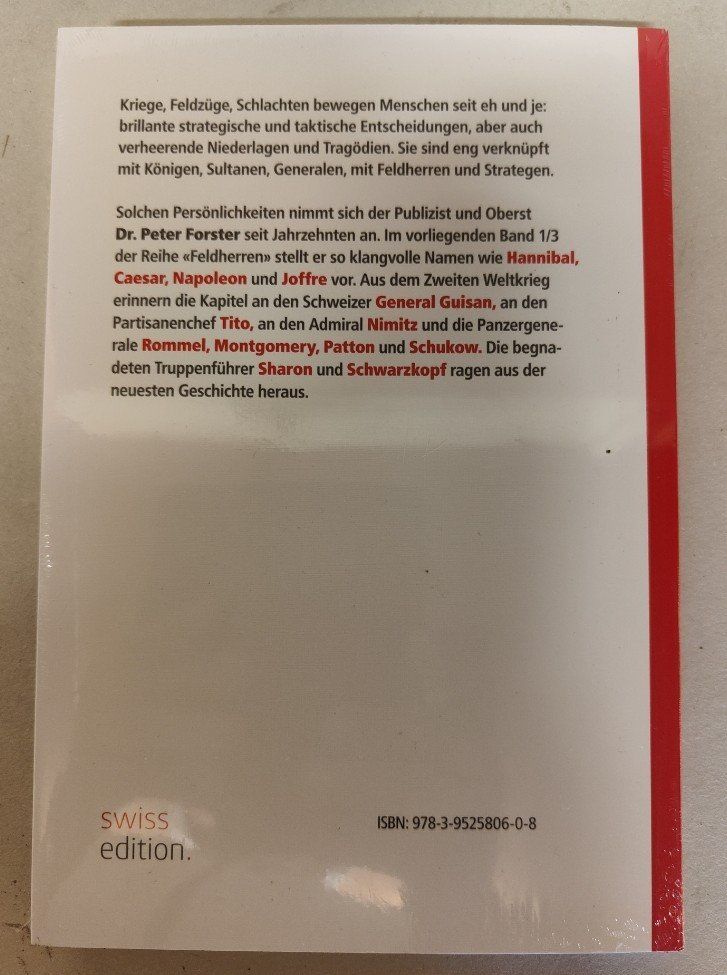 Libri: Feldherren Band 1 – Nuovo e nell'imballaggio originale da Sigriswil venduto da Ricola1977 1