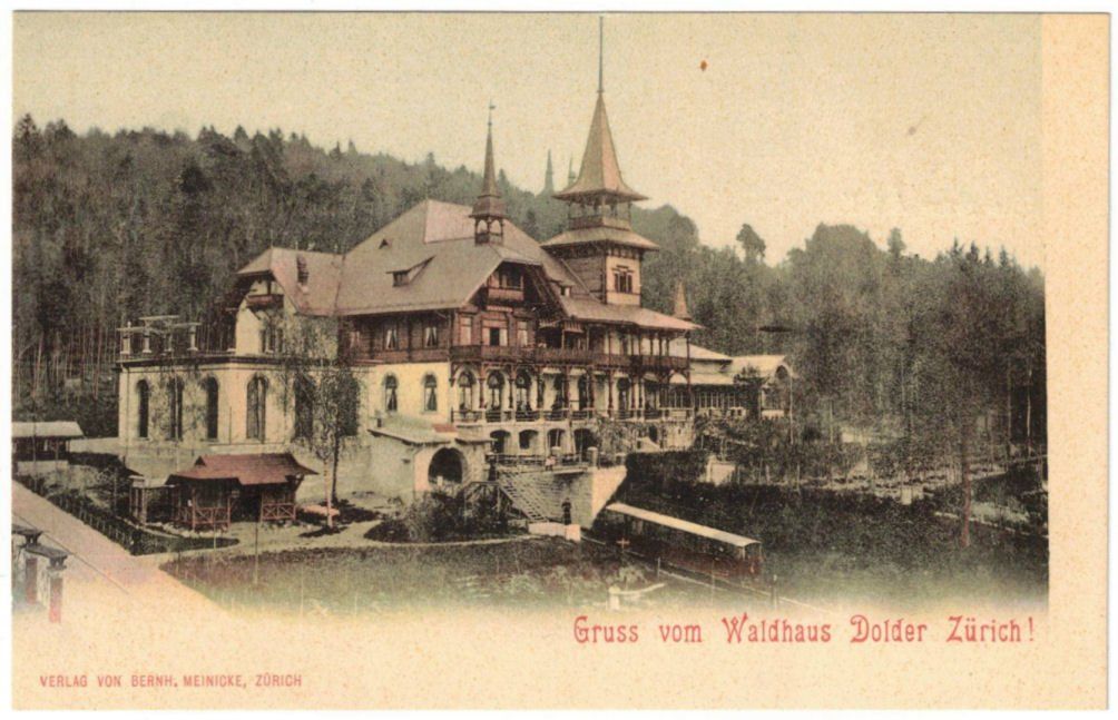 Cartoline postali: Zürich - Dolder mit Standseilbahn – Usato da Binningen venduto da Mountainrider