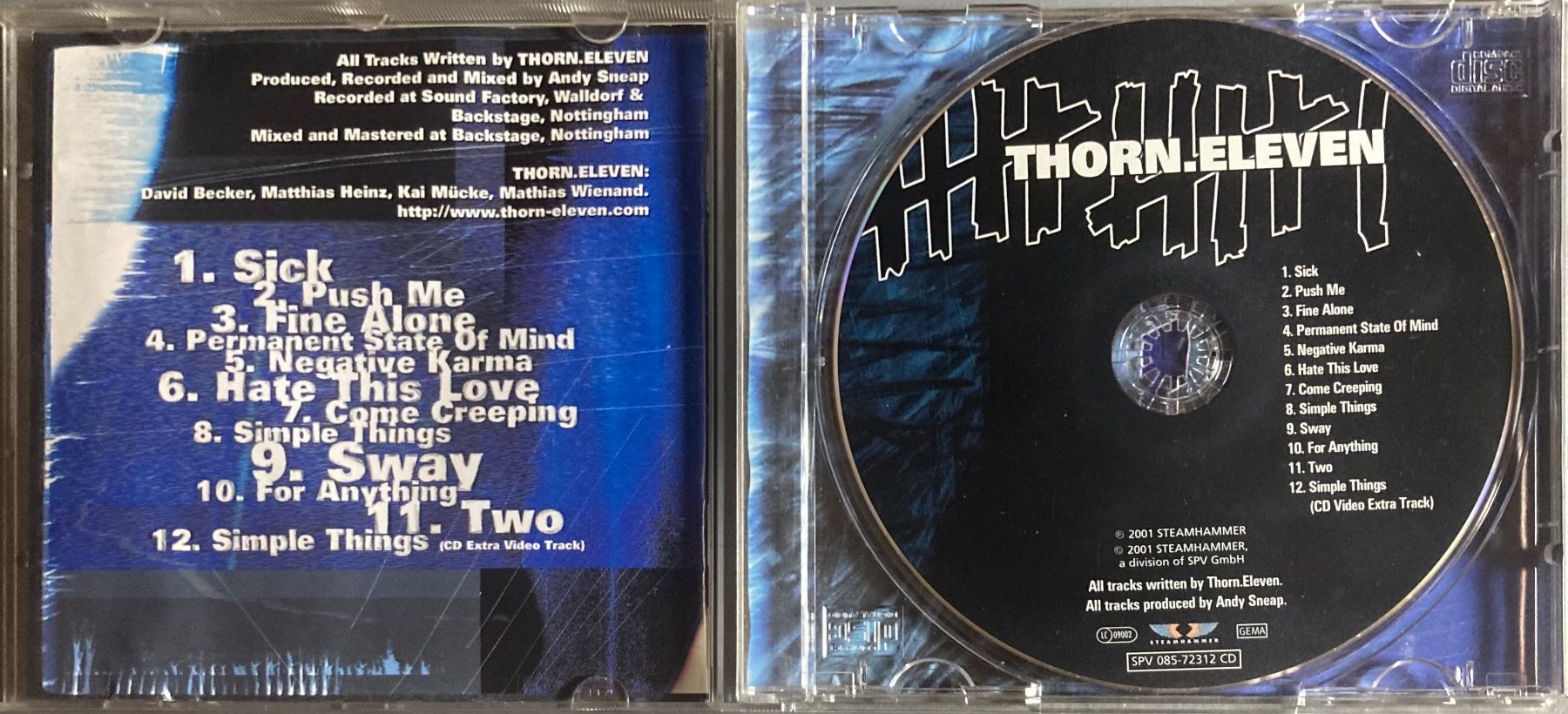 CDs: THORN.ELEVEN - THORN.ELEVEN – Gebraucht aus Poliez-Pittet von Newtown-Records 2