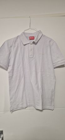 Polo Diesel blanc, taille M homme