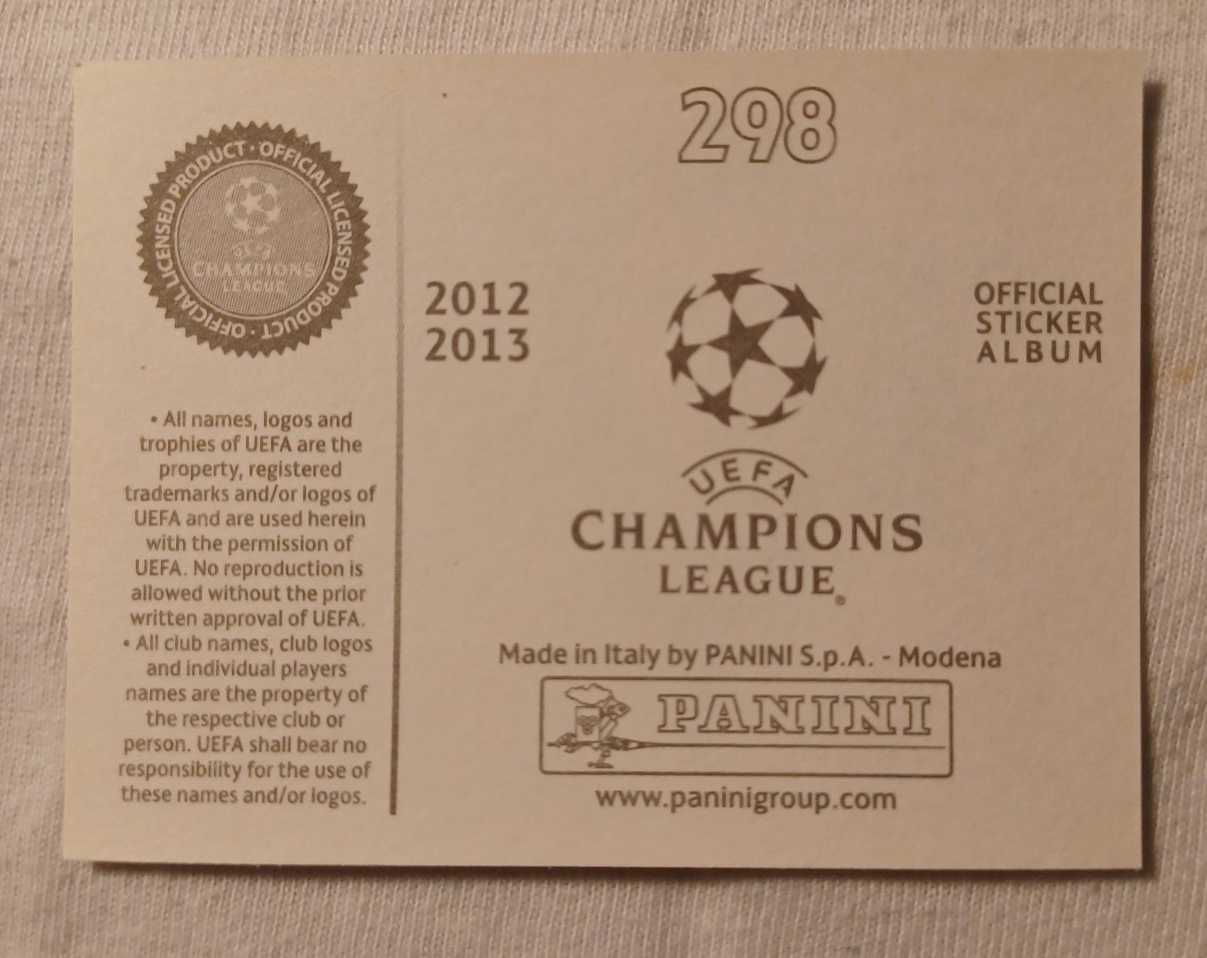 Panini Carte collezionabili: Panini UEFA CL Robert Lewandowski Borussia Dortmund Sticker – Nuovo (secondo la descrizione) da Zürich venduto da DarioMario 1