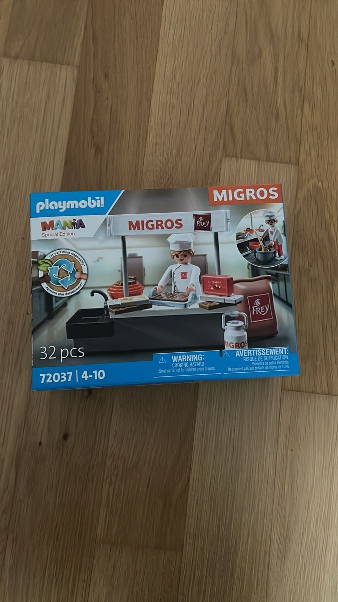 Playmobil Spielzeuge: Playmobil Migros Mania Schokolade – Neu und originalverpackt aus Kloten von tyrael93